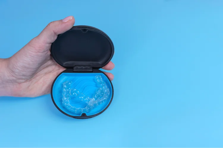 A new set of clear aligners is collected regularly and worn every one to two weeks throughout the Invisalign treatment duration.